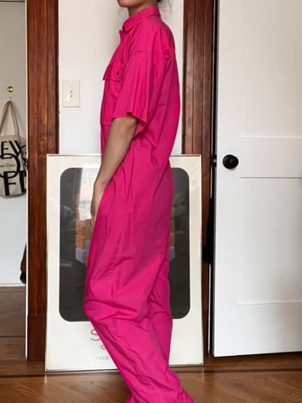 Hot Pink Jumpsuit - Picture 2 of 4